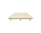 Oikiture Bed Frame Queen Size Wooden Bed Frames Floating