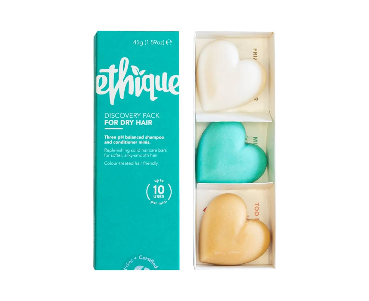 Ethique Discovery Pack 3x Minis for Dry Hair 45g