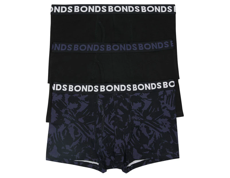 Bonds Men's Everyday Trunks 3-Pack - Graffiti Refresh/  Black