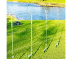 Giantz 20x Electric Fence Pigtail Posts Steel Tape Fencing