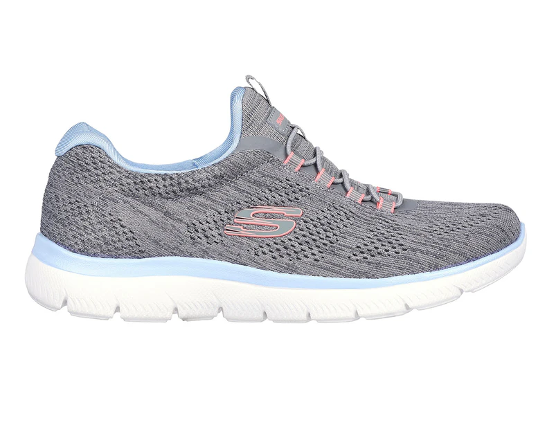 Skechers Women's Summits Fun Flair Sneakers - Grey/Multi