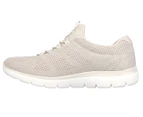 Skechers Women's Summits Fun Flair Sneakers - Taupe/Pink