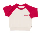 Bonds Baby Soft Threads Pullover - Parisian Red/Macadamia