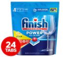 Finish Powerball Power All In One Dishwashing Tablets Lemon Sparkle 24pk