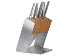 Global 6-Piece Katana Knife Set w/ Bamboo/Steel Block
