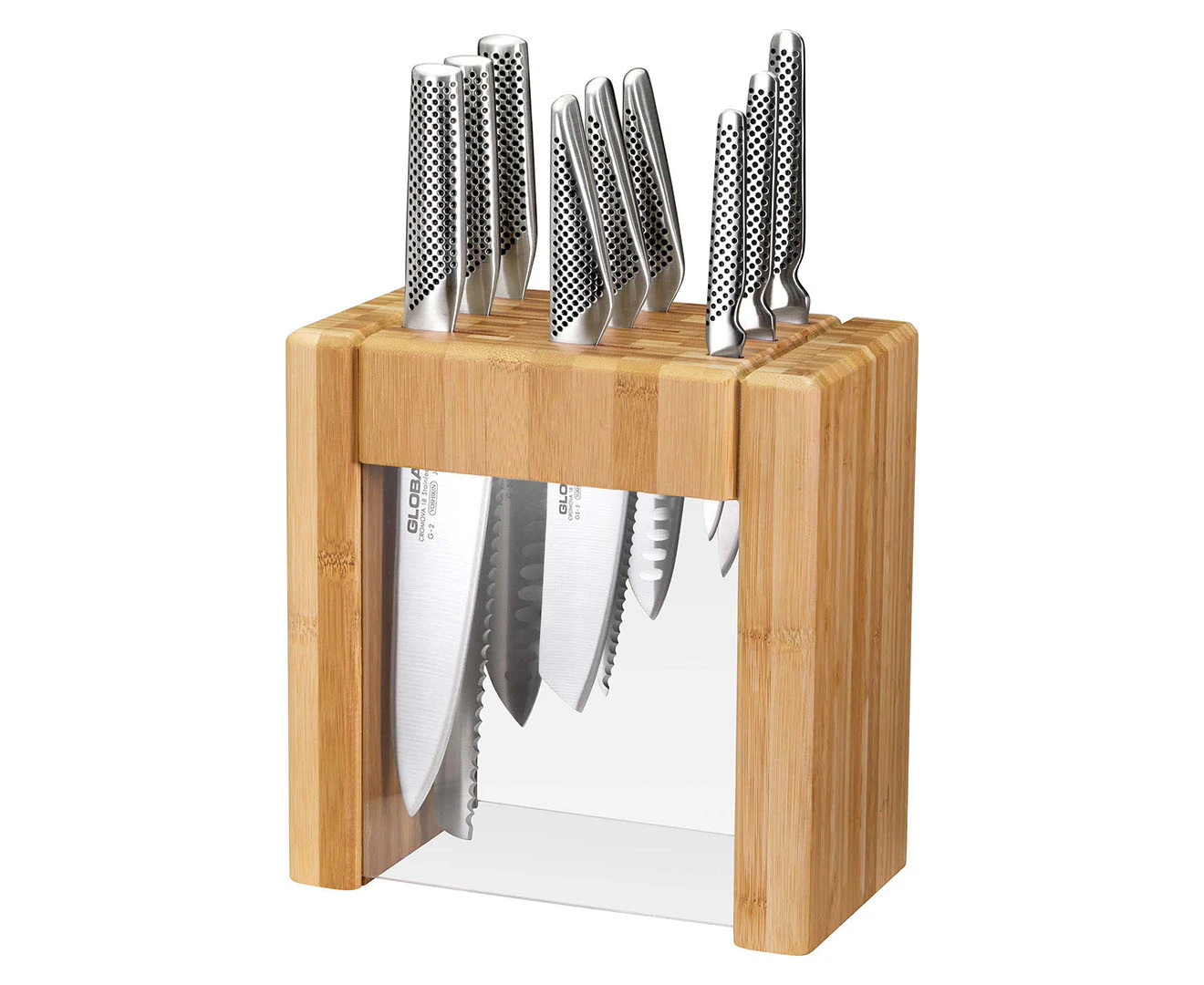 Global Ikasu X 10 Piece Knife Block Set