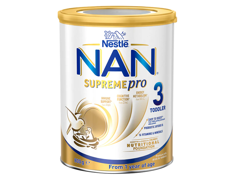 Nestlé NAN SUPREMEpro 3 Premium Toddler 1+ Years Milk Drink Powder 800g