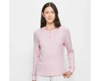 Target Long Sleeve Henley Sleep Top - Pink