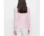 Target Long Sleeve Henley Sleep Top - Pink