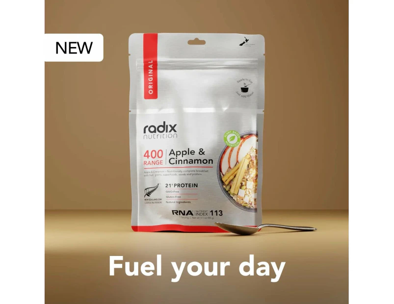Radix Nutrition Original 9.0 Breakfast Meal Apple Cinnamon 400kcal 88g