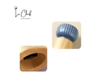 LE CHEF Salt or Pepper Manual Grinder Wood Ceramic Finishing Adjustable Coarseness Ceramic Mechanism 17cm Blue