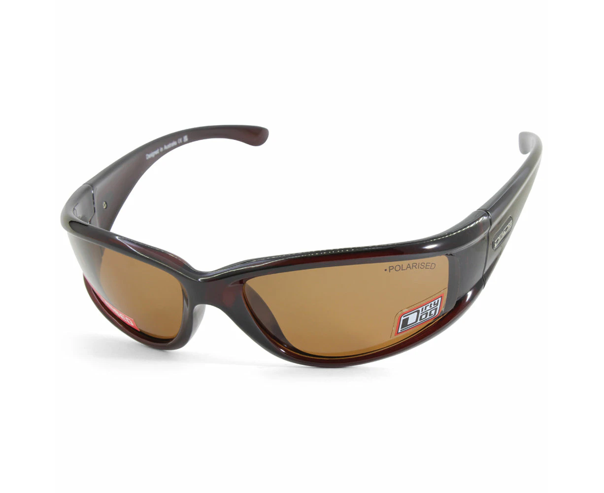 Dirty Dog Banger Dark Brown/brown Polarised Men's Sunglasses 52845