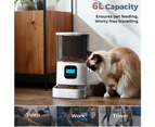 Advwin 6L Automatic Pet Feeder Digital Pet Dog Cat Smart Feeder Food Dispenser