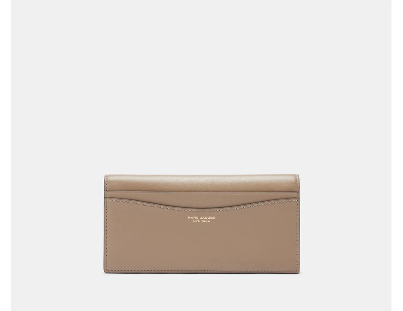 Marc Jacobs The Bifold Leather Wallet - Cement