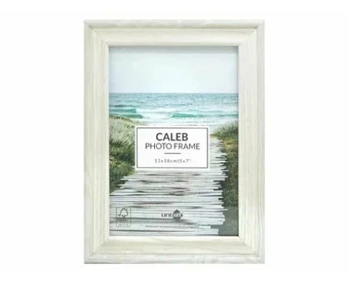 Caleb Frame Grey/Cream 13x18cm/5x7"