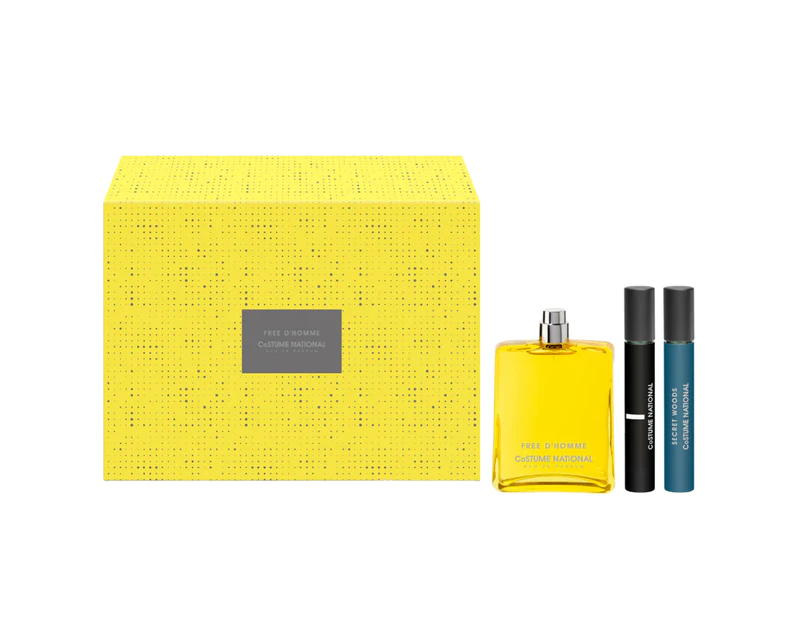 Costume National Free d' Homme EDP 100ml 3 Piece Gift Set