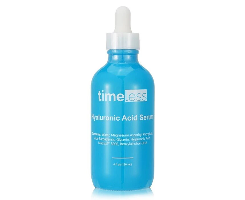 Timeless Skin Care Hyaluronic Acid Serum + Vitamin C 120ml/4oz