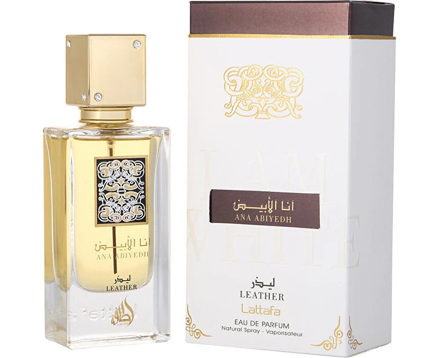 Lattafa Ana Abiyedh Leather EDP Spray 60ml/2oz