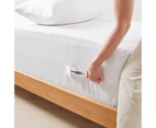 Bed Bug Resistant Fitted Mattress Encasement, Single Bed, White - Anko