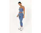 Noosa Active Premium 7/8th Length Leggings - Ocean Blue