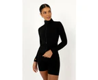 Noosa Active Hastings Sculpt Crop Jacket - Black