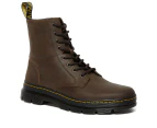 Dr. Martens Unisex Combs Crazy Horse Leather Boots - Dark Brown