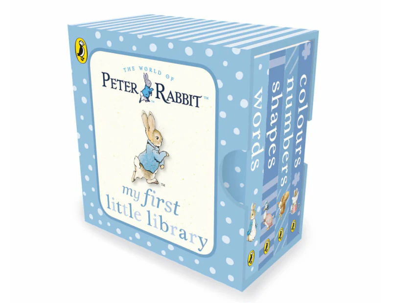 4pc Peter Rabbit My First Little Library Story Kids Board Book Beatrix Potter