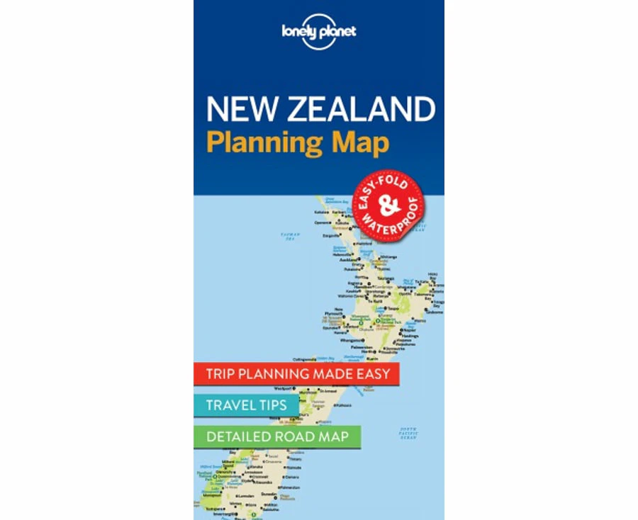 Lonely Planet New Zealand Planning Map