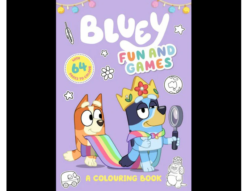 Bluey Fun & Games Colouring Book