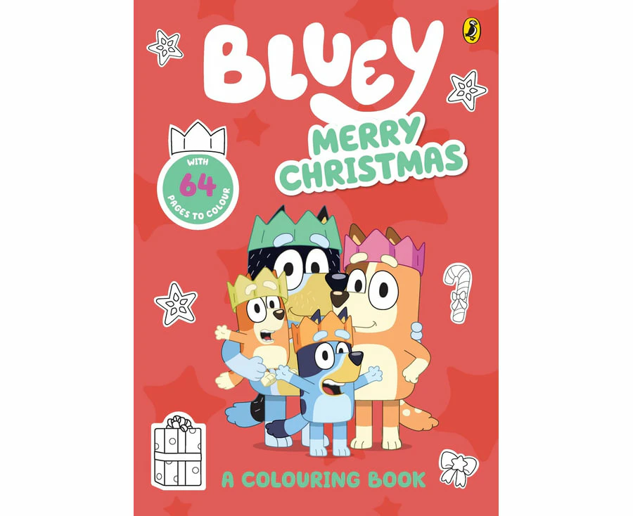 Bluey: Merry Christmas: A Colouring Book