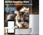 Advwin 6L Automatic Pet Feeder Cat Dog Smart Wifi App Food Dispenser