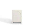 Lifely* Arch White Bedside Table