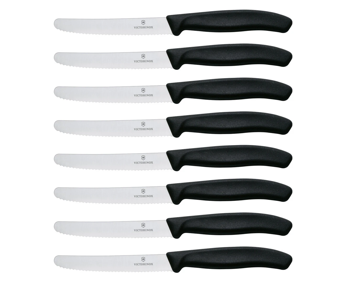 Victorinox 8-Piece Steak Knife Set - Black