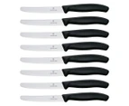 Victorinox 8-Piece Steak Knife Set - Black