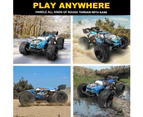 RC Cars 1:20 Scale Remote Control Car, 2.4GHZ Fast Racing Monster Car, All Terrains RC Truck with Two Rechargeable Batteries for Boys Kids Adults