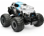 RC Cars Remote Control Car 1:16 Off Road Monster Truck, 2.4GHz All Terrain Stunt Car with Spray Music and Light, Rechargeable Batteries Play Toy Vehicle