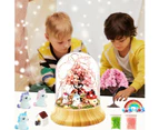 Unicorn Gifts for Girls, Make Your Own Unicorn Night Light, DIY Art and Craft Kits for Kids, Birthday Children's Day Gift Toys Christmas Stocking Stuffers