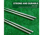 Groverdi Synthetic Artificial Grass Pins Fake Lawn Turf Weed Mat Galvanised Steel U Pegs 100pcs