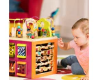 B. toys Zany Zoo Wooden Activity Cube