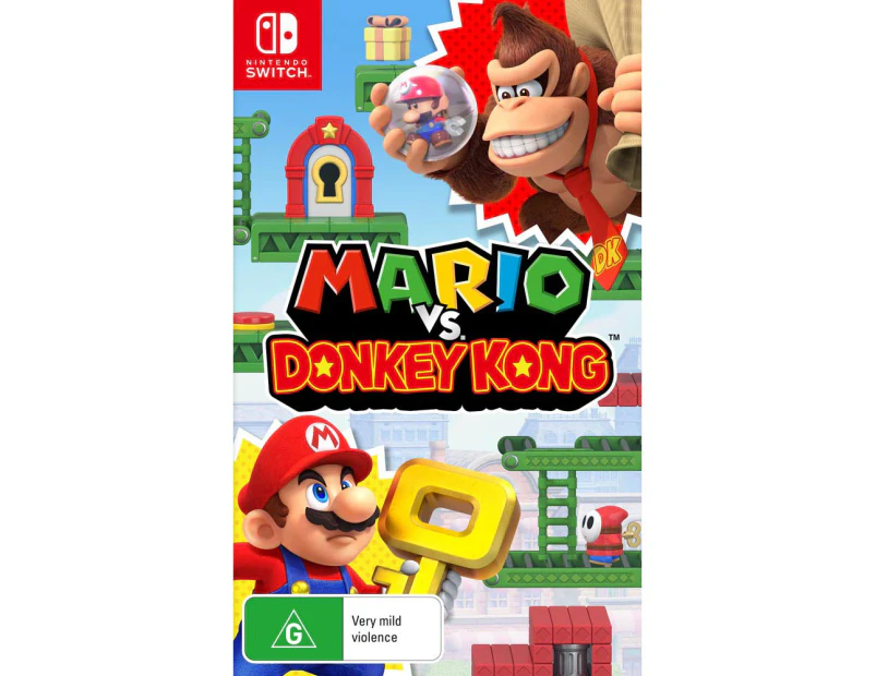 Nintendo Switch Edition SWI Mario vs Donkey Kong Action & Adventure Video Game