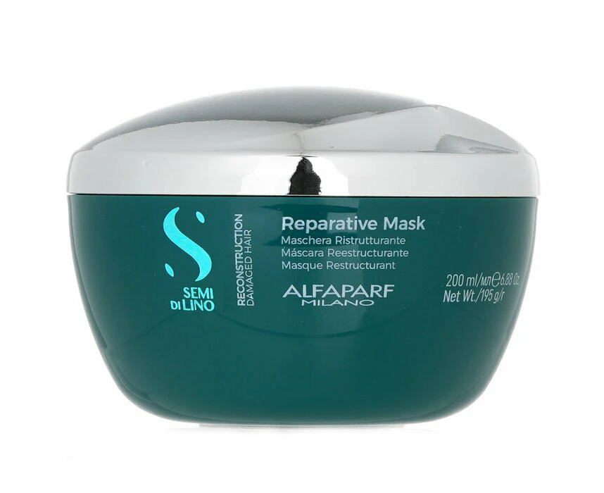 AlfaParf Semi Di Lino Reconstruction Reparative Mask (Damaged Hair) 200ml/6.88oz