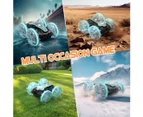 Remote Control Cars, Amphibious RC Car for Kids, 4WD Off-Road Toy Car, Waterproof Stunt Car Toy Vehicle, 360° Rotating Toy Car Perfect Birthday for Kids