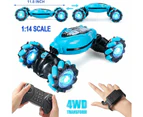 2024 UPDATE Gesture RC Car Large 1:14 Scale Remote Control Car for Boys Hand Controlled All Terrain Monster Truck RC Stunt Car 360° Flips with Lights Music