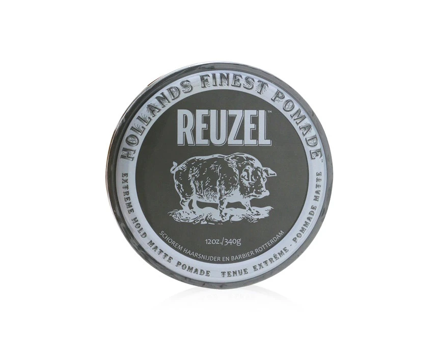 Reuzel Extreme Hold Matte Pomade (Extreme Hold, No Shine, Water Soluble) 340g/12oz