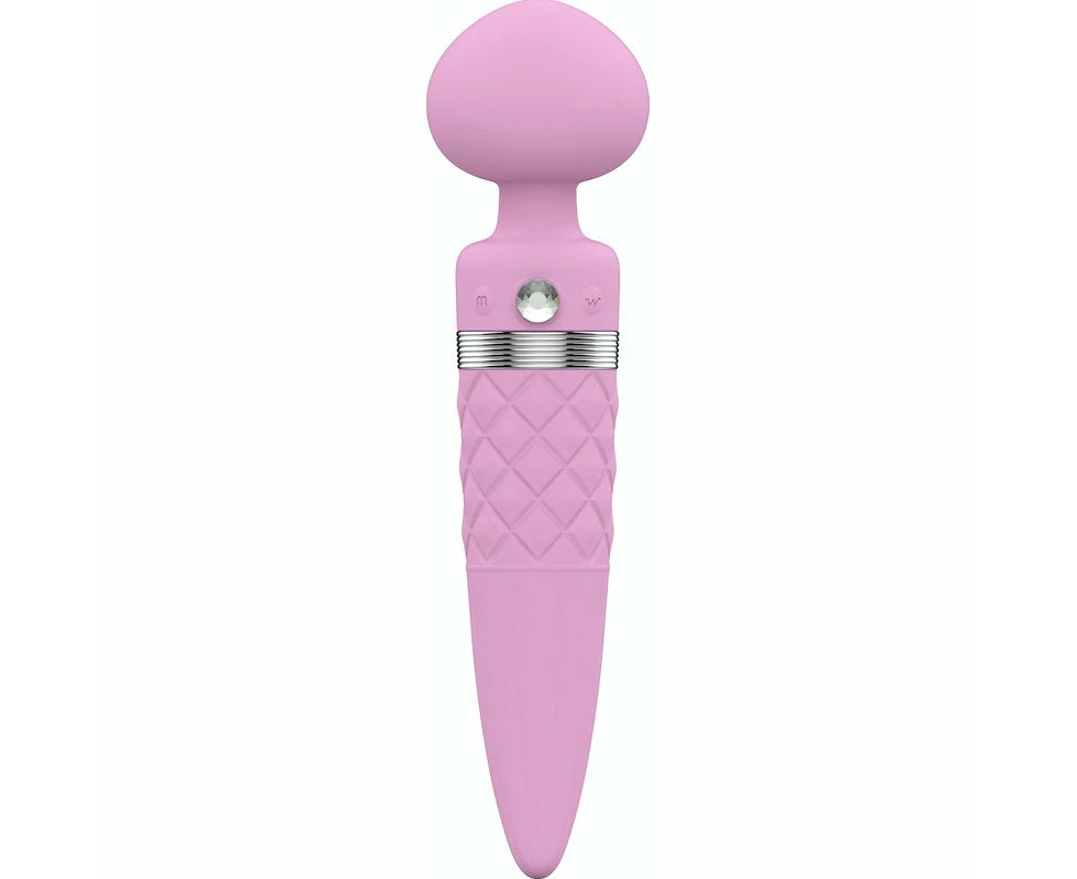 Pillow Talk Sultry Dual Ended Warming Massager Pink