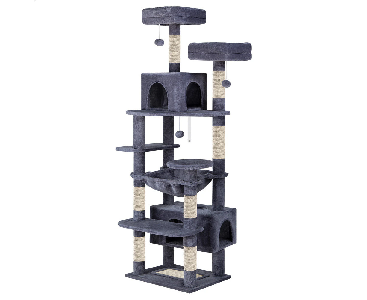 BEASTIE Cat Tree Tower Scratching Post Grey 184