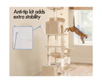 BEASTIE Cat Tree Tower Scratching Post Beige 184