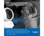 TP-Link Tapo TC71 2 PACK 2K 3MP HD Security WiFi Camera Pan Tilt Indoor Baby Pet