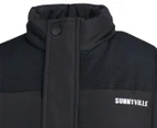 Sunnyville Boys' Hackney Puffer Vest - Black