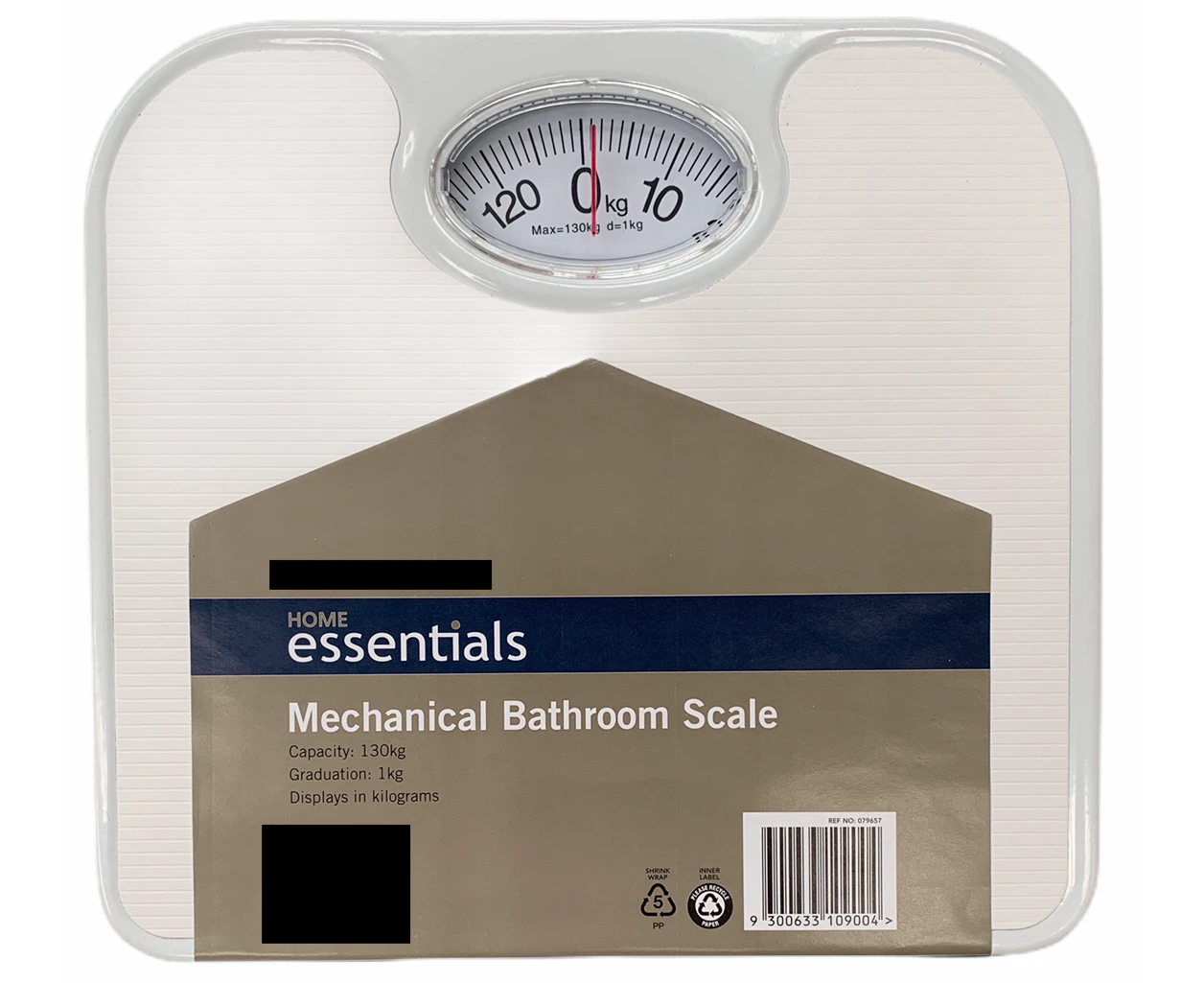 130kg Mechanical Bathroom Scales Weight Checker Kilo Kg Kilograms White